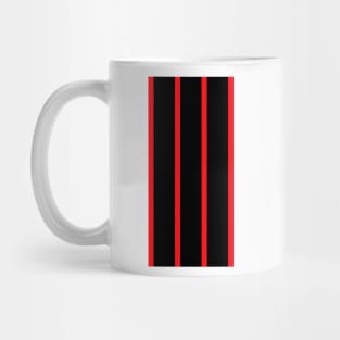 Blackburn Rovers 1994 Away Black Red Stripes Mug